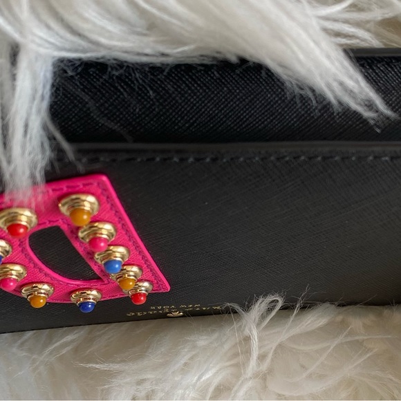 NWOT Black Kate Spade Hartley Lane Leila “D” Clutch,Wallet,Wristlet - Picture 3 of 5